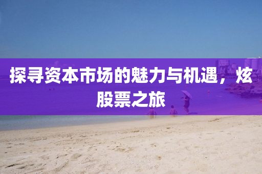 探寻资本市场的魅力与机遇，炫股票之旅