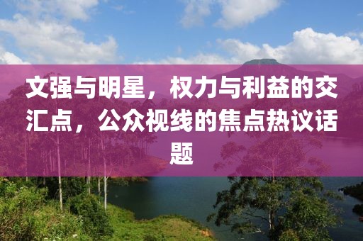 文强与明星，权力与利益的交汇点，公众视线的焦点热议话题