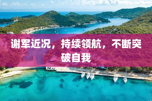 谢军近况，持续领航，不断突破自我