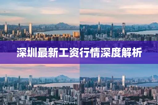 深圳最新工资行情深度解析
