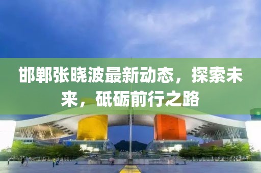 邯郸张晓波最新动态，探索未来，砥砺前行之路