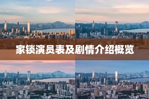 家锁演员表及剧情介绍概览