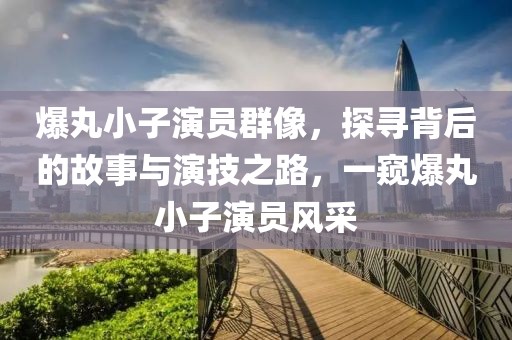 爆丸小子演员群像，探寻背后的故事与演技之路，一窥爆丸小子演员风采