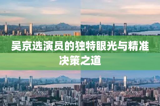 吴京选演员的独特眼光与精准决策之道
