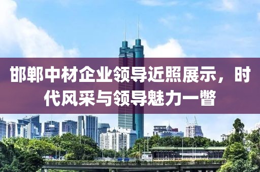 邯郸中材企业领导近照展示，时代风采与领导魅力一瞥