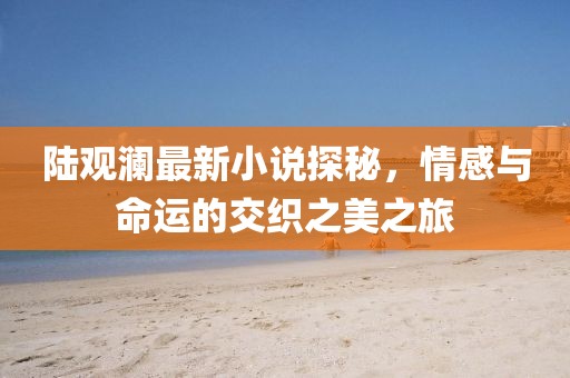 陆观澜最新小说探秘，情感与命运的交织之美之旅