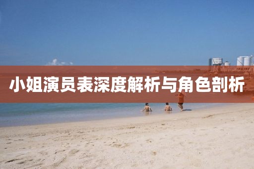 小姐演员表深度解析与角色剖析