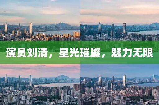 演员刘清，星光璀璨，魅力无限