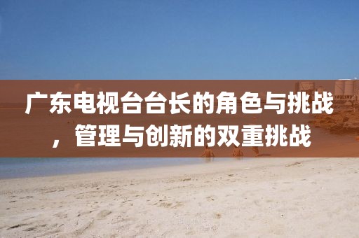 广东电视台台长的角色与挑战，管理与创新的双重挑战