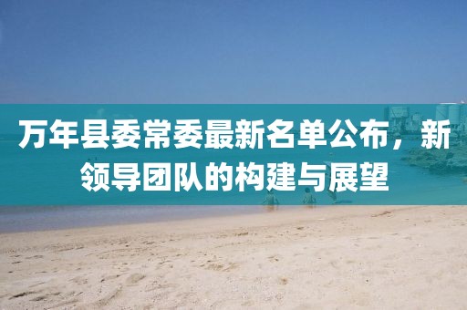 万年县委常委最新名单公布，新领导团队的构建与展望