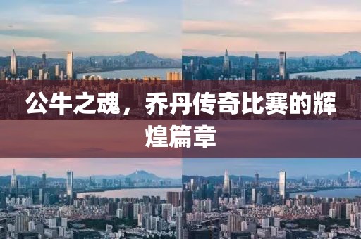 公牛之魂，乔丹传奇比赛的辉煌篇章
