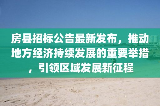 房县招标公告最新发布，推动地方经济持续发展的重要举措，引领区域发展新征程